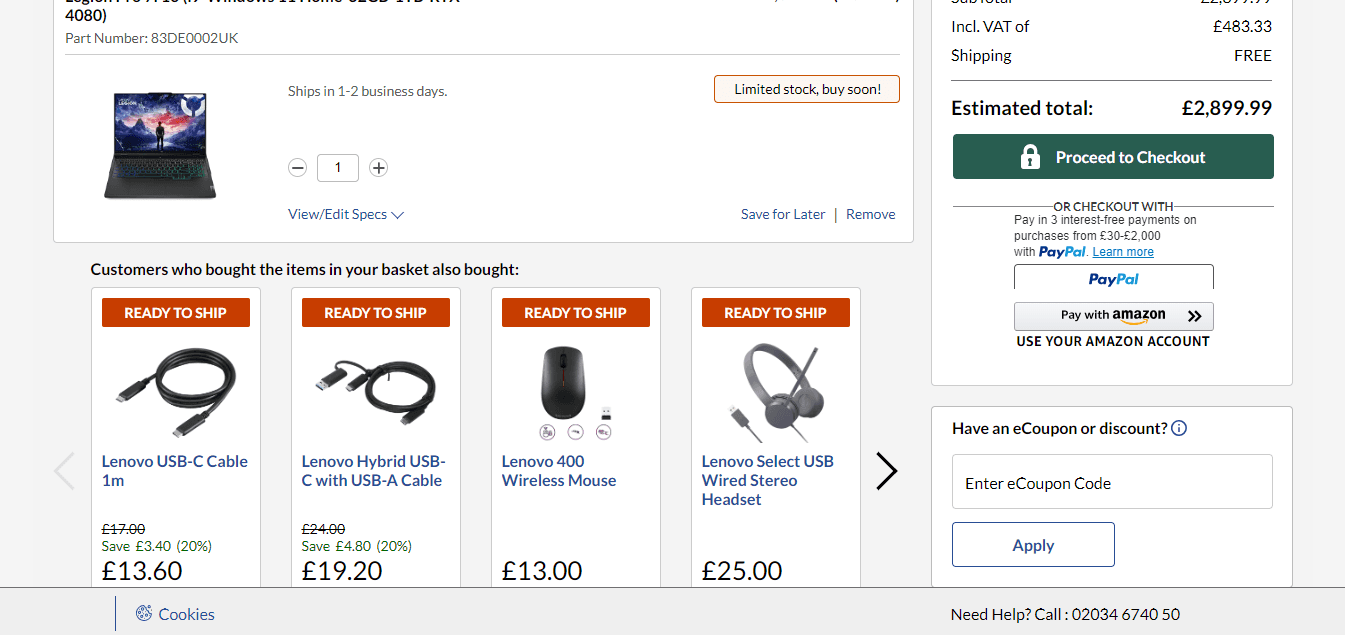 How to apply Lenovo coupon code